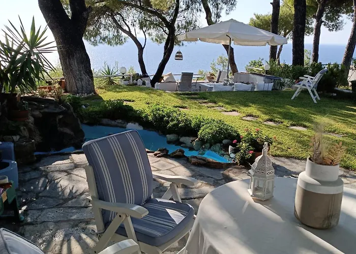 By Far The View In Sani Resort! Сasa de vacaciones *